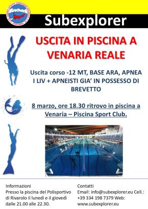 uscita alla piscina di Venaria