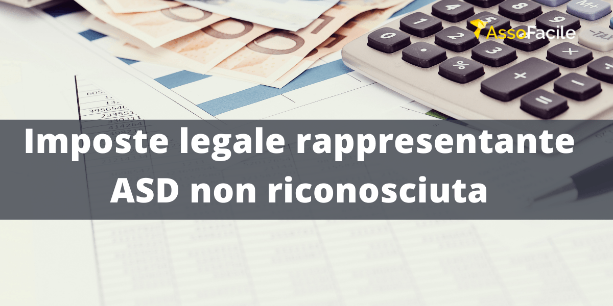 Sì alle imposte per il legale rappresentante dell’associazione sportiva non riconosciuta