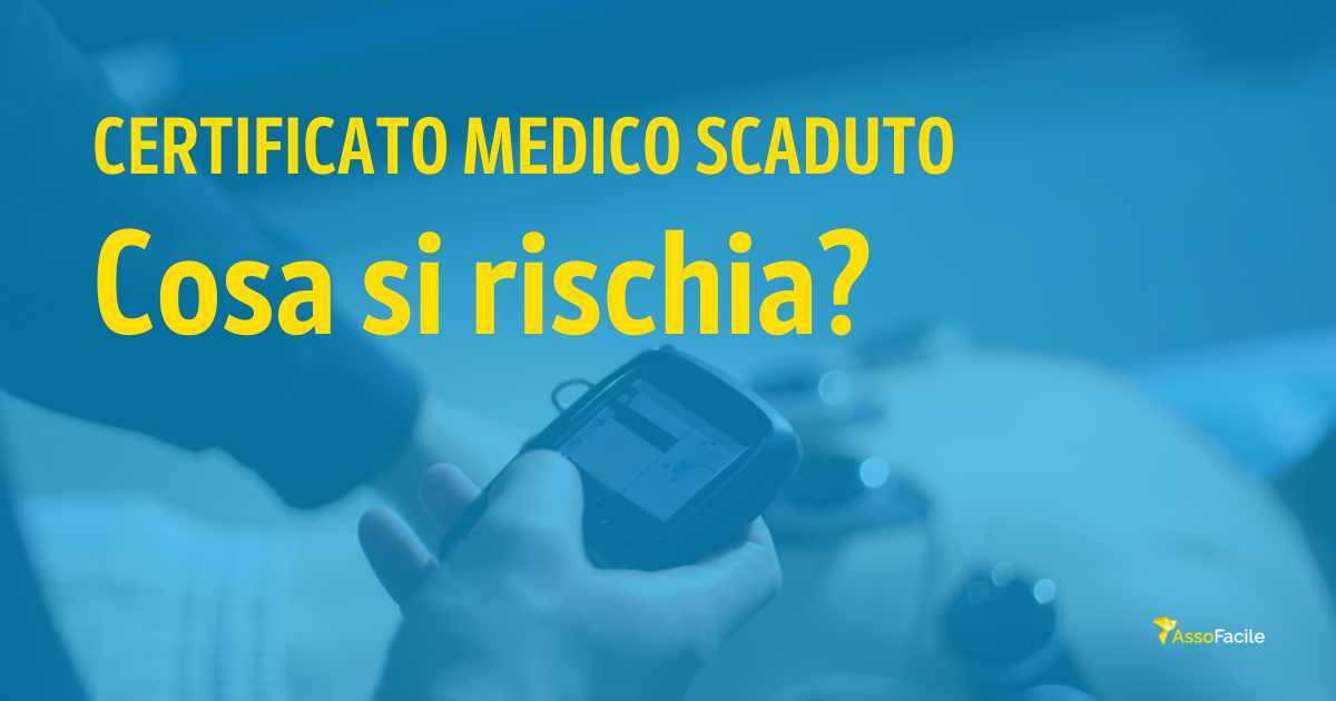 Certificati medici scaduti: conseguenze per le società sportive