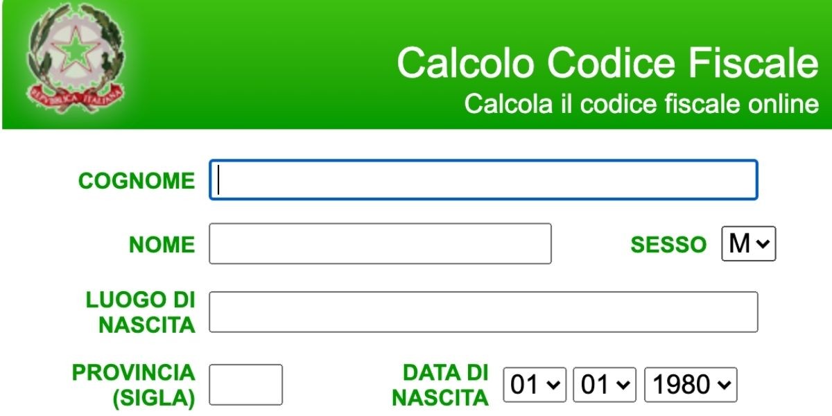 Calcolo Codice Fiscale: come calcolare il codice fiscale?