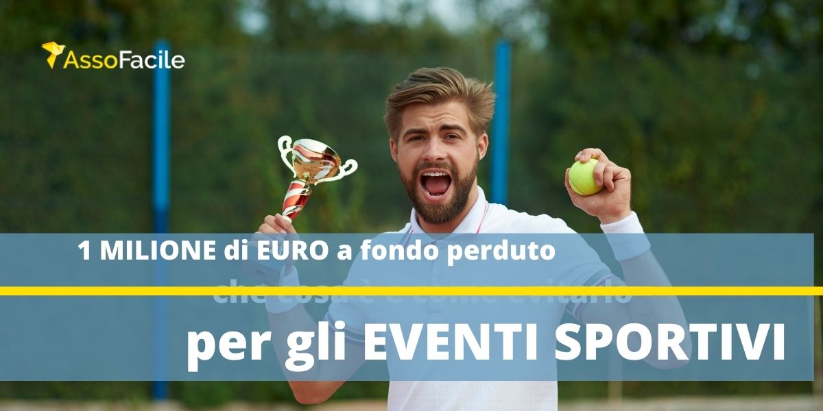 1 milione di EURO a fondo perduto da Regione Lombardia per il sostegno delle manifestazioni sportive