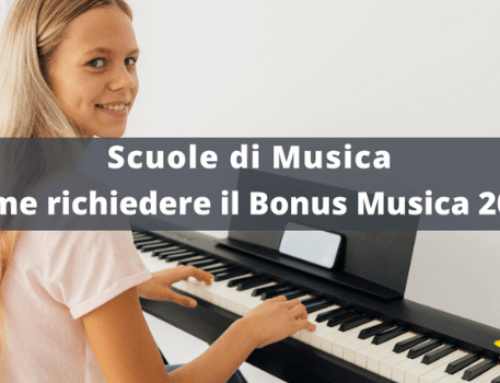 Finanziamenti per scuole di musica: cosa è e come funziona il Bonus musica 2022