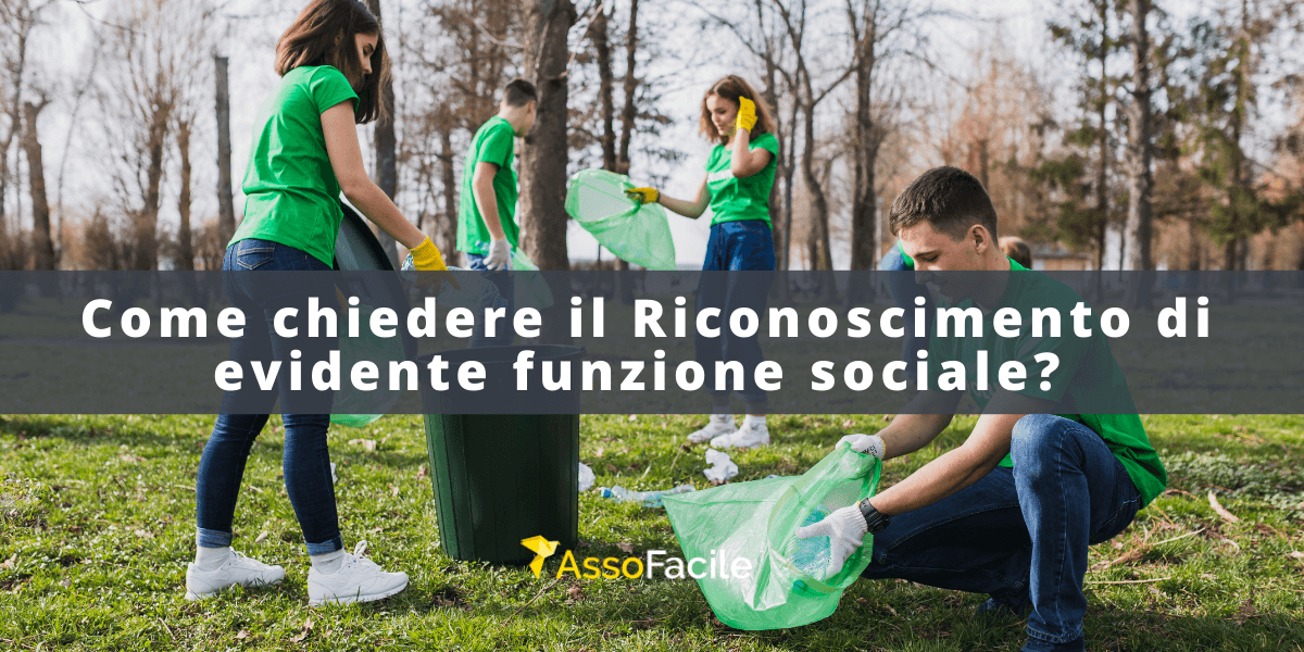 come chiedere il riconoscimento di evidente funzione sociale