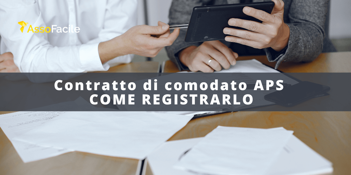 contratto i comodato aps come registrarlo