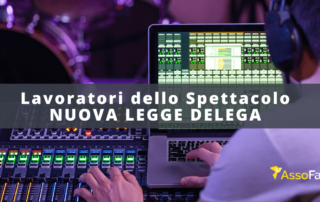 lavoratori dello spettacolo nuova legge delega