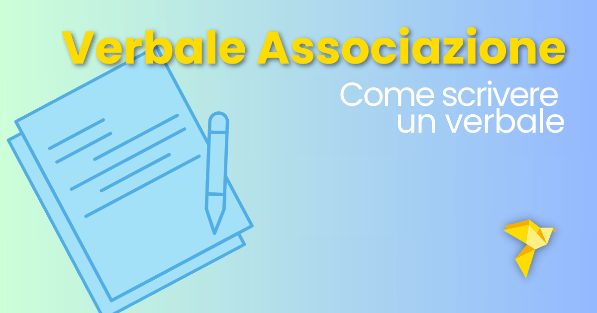 Come scrivere un verbale di un'associazione