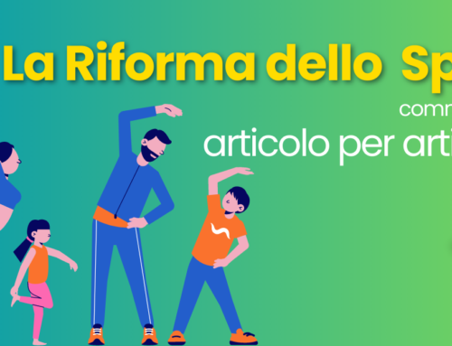 La riforma dello sport spiegata e commentata articolo per articolo