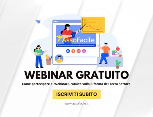 Webinar Gratuito Riforma del Terzo Settore