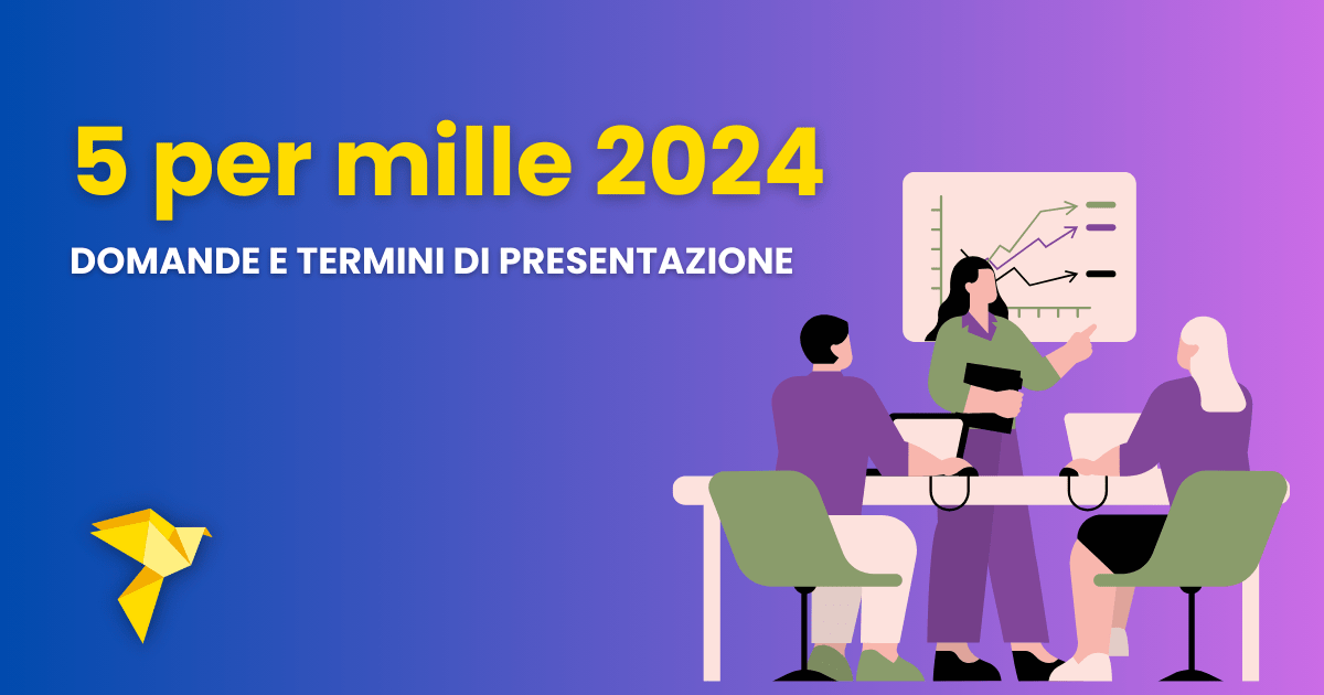 5 per mille 2024: al via le domande