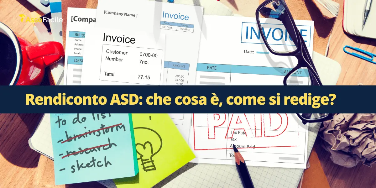 Rendiconto per asd: che cosa è e come si redige?