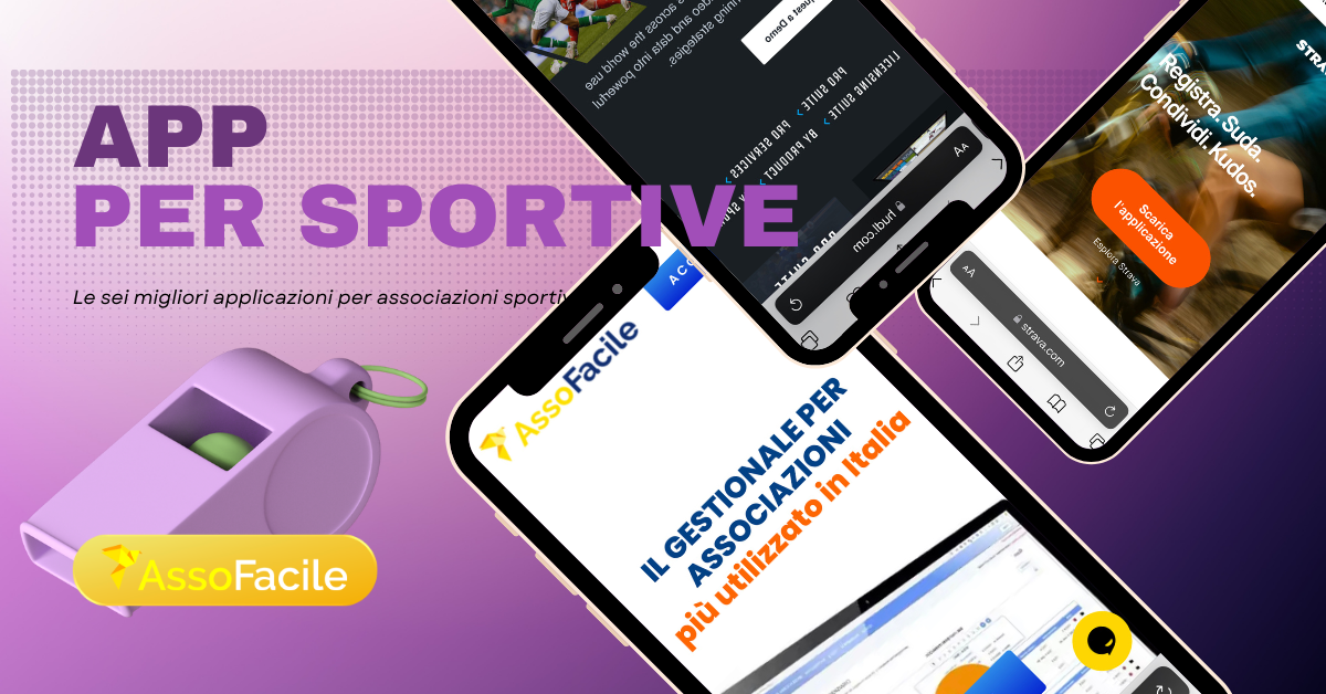 App sportive: sei applicazioni per rivoluzionare la tua associazione