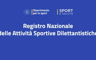 Nuovo Registro nazionale delle attività sportive dilettantistiche