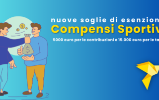 Compensi sportivi: le nuove soglie di esenzione contributiva e fiscale