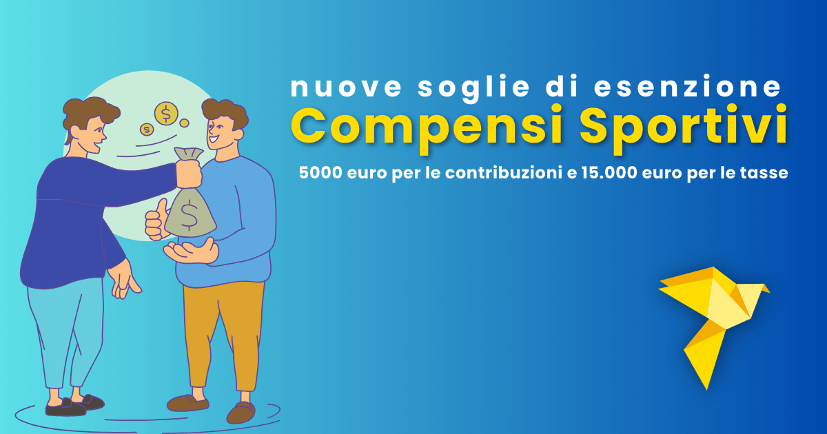 Compensi sportivi: le nuove soglie di esenzione contributiva e fiscale