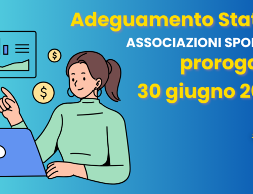 Proroga adeguamenti statuti associazioni sportive. Nuovo termine al 30 giugno 2024