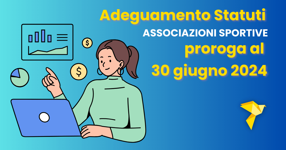 Proroga adeguamenti statuti associazioni sportive. Nuovo termine al 30 giugno 2024