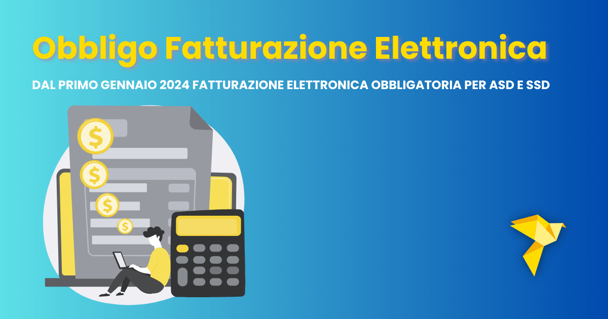 Associazioni e Società Sportive: obbligo fatturazione elettronica dal 1 gennaio 2024