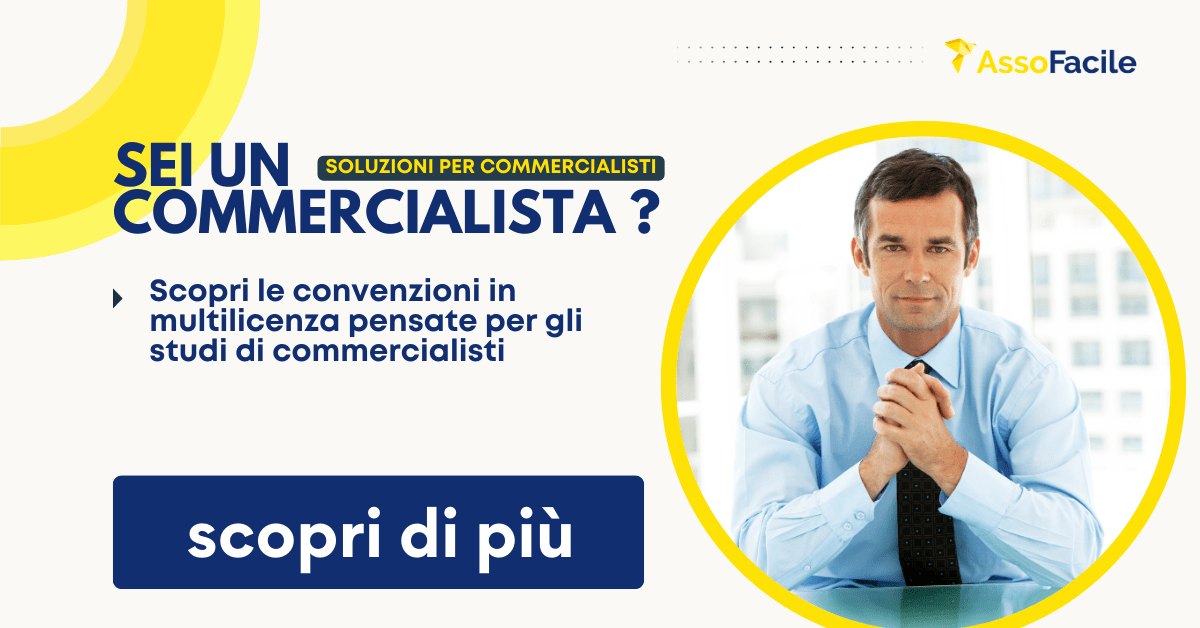 Multilicenza per Commercialisti: efficienza e risparmio con il gestionale per associazioni AssoFacile