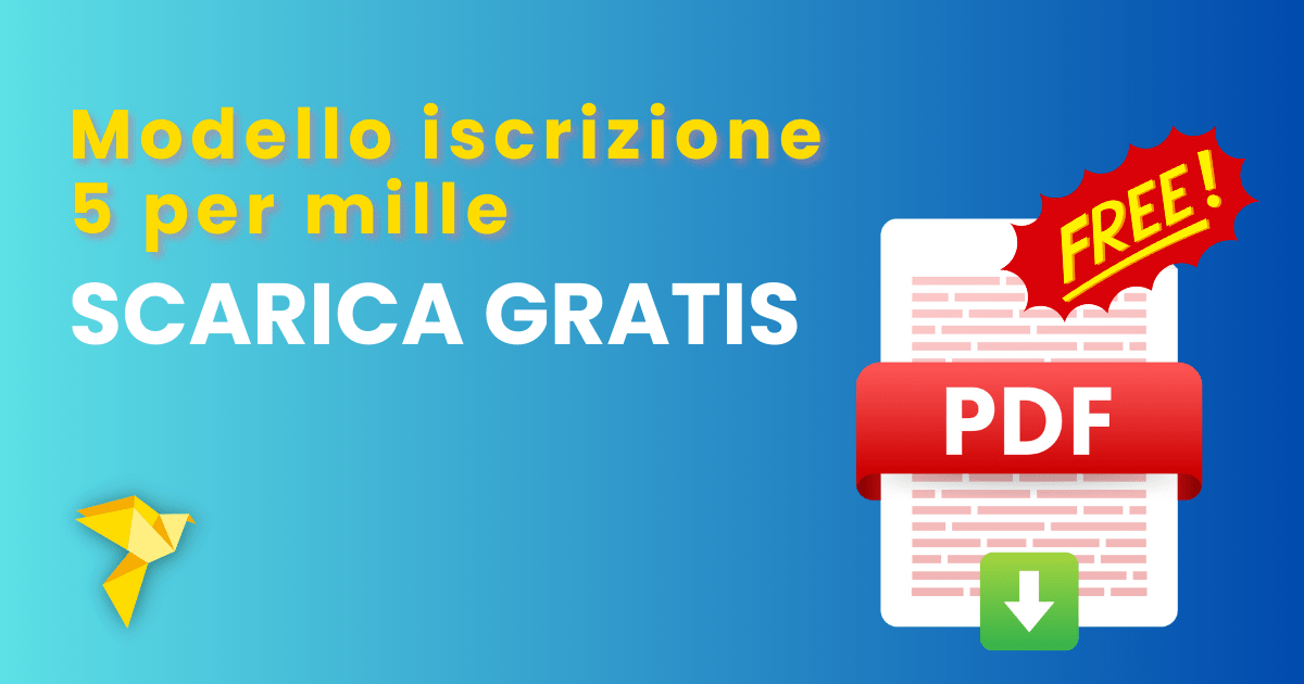 Modello 5 per mille editabile per associazioni: scarica gratis