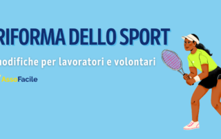 Riforma dello sport: modifiche per lavoratori e volontari