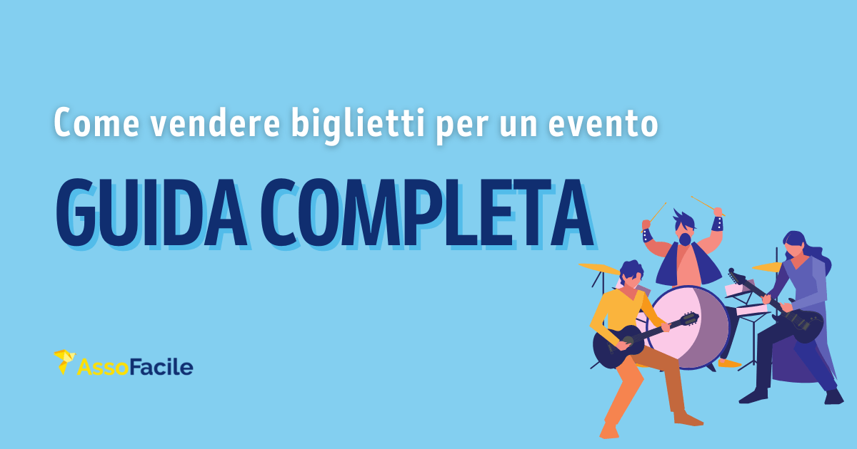 Cosa fare per vendere biglietti per un evento?