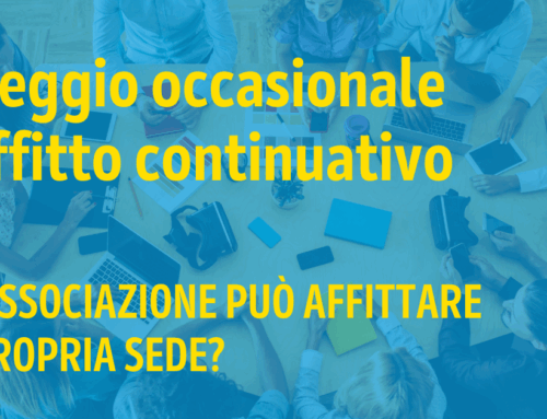 Un’associazione può affittare la propria sede? Differenza tra noleggio occasionale e affitto continuativo